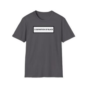 T-Shirt — "Redefinition of Black" Box Logo Tee