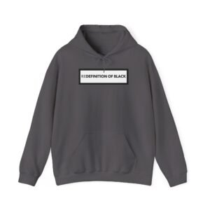 Hoodie — "Redefinition of Black" Minimalist Statement Pullover